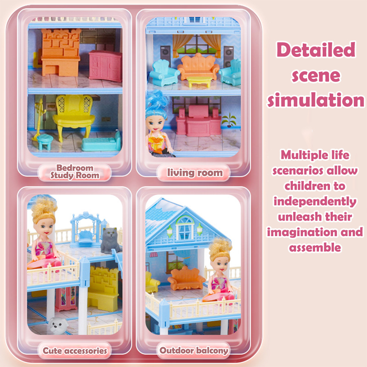 Casa de Muñecas para Niñas, Ju - Philodendron Pink Princess reseña y precio