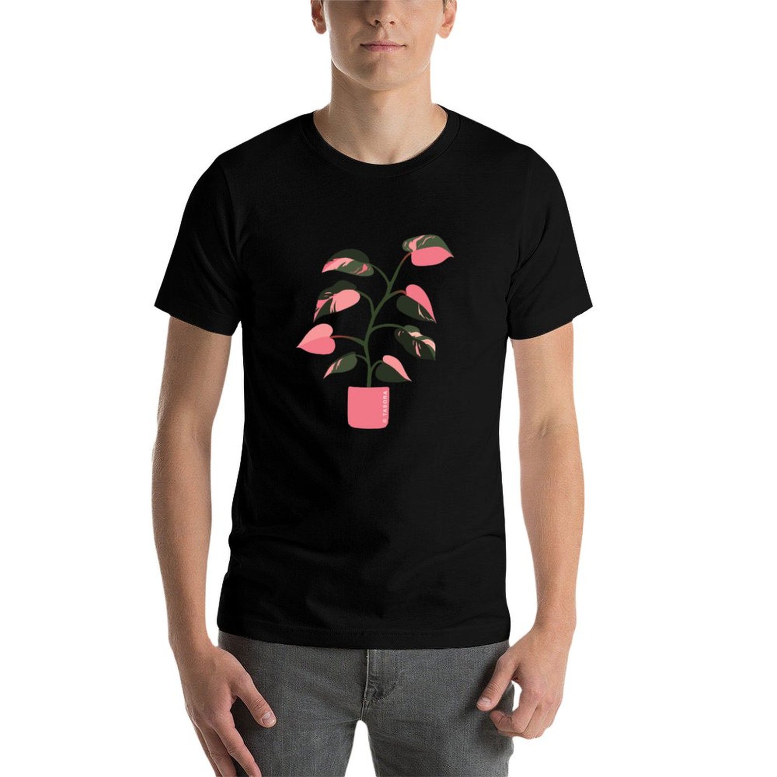 Camiseta con estampado de arte - Philodendron Pink Princess reseña y precio